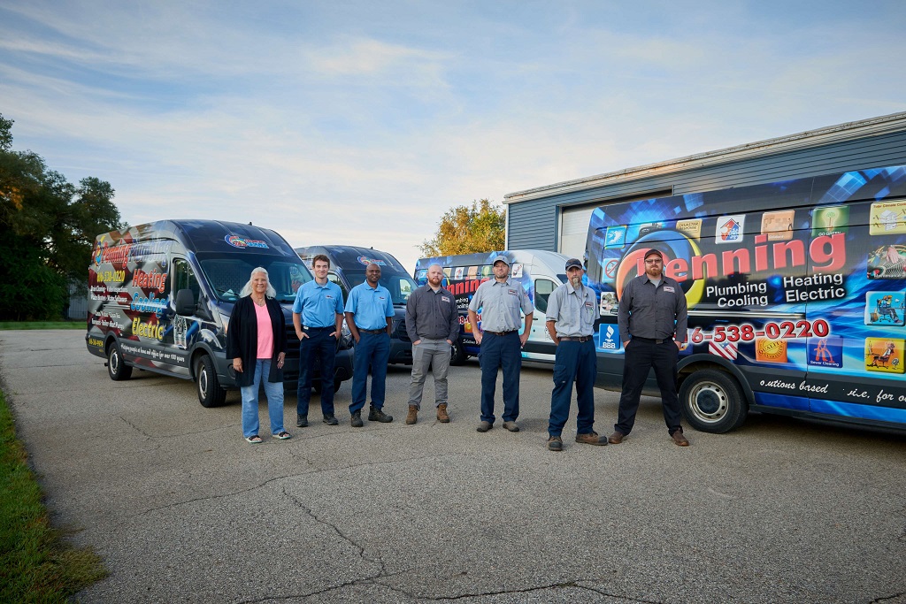 About Penning Plumbing, Heating, Cooling & Electric