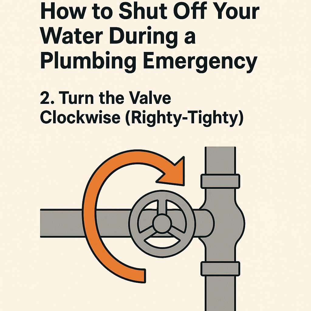 Step 2: Turn the Valve Clockwise (Righty-Tighty)